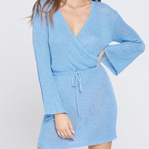 L*Space Cornflower Topanga Cover Up, Size Medium